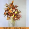 Arreglo Floral para Boda, Decoración de Escena de Boda, Camino de Flores Artificiales, Ceremonia de Entrega de Flores, Accesorios para Fotos
