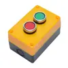 Caja de Botones de Dos Agujeros Caja Impermeable Interruptor de Botón de Arranque Parada Serie La38 Caja de Botones Jl-Bx1 Caja de Botones