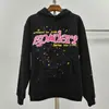 Toma Real de la Marca Americana de Moda Spder555 Sudadera Pesada de Felpa de Rizo 450g Sp5Der Versión Alta Sudadera