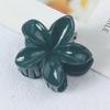 Nuevo Pinza de Flor Plumeria de Dos Caras Corea del Sur Ins Elegante Pasador de Flor Pinza de Tiburón de Cabello de Alto Grado Accesorios para el Cabello para Mujeres