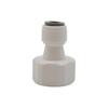 Purificador de água de 4 voltas 2 conectores POM4 pontos dente interno para 2 pontos conector reto dispensador de água tubulação acoplamento conector sem cartão