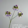 Ramo de rosas artificiales de 3 cabezas, ideal para decoración de bodas, materiales para manualidades, flores artificiales para paisajismo, adornos decorativos, venta al por mayor