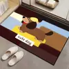 Alfombrillas Antideslizantes Personalizadas para Inodoro, Alfombras Resistentes a las Manchas, Felpudos para Baño, Felpudos Absorbentes de Diatomeas para Puerta de Baño