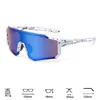 Gafas de Ciclismo, Gafas de Sol Coloridas para Deportes al Aire Libre, Modelos Populares Transfronterizos en Europa y América, Película Verdadera Viento de Carretera Protección UV Gafas de Sol para Montañismo