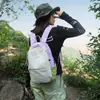 Mochila Leve de Cor Contrastante para Uso Externo para Homens e Mulheres, Bolsa Casual Esportiva para Montanhismo, Mochila Leve para Deslocamento Diário e Viagem, Verão
