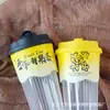 Copo Descartável para Chá de Frutas com Filme Injetável Interno, Calibre 90, 500ml, com Tampa e Logo para Levar