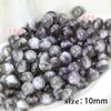 Contas Redondas que Mudam de Cor 10mm Resina Lua Queda Estrelas Elegante Artesanal DIY Pulseira Colar Contas Soltas Acessórios Material