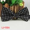 Nuevo punto de impresión de seda de poliéster para hombre adulto, pajarita de boda y negocios, fábrica de Shengzhou en stock al por mayor
