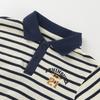 Ropa para Niños Ropa para Niños Primavera y Otoño Ropa para Bebés Hombres y Mujeres Conjunto Infantil Solapa Rayado Otoño Conjunto de Dos Piezas para Bebés Niños