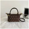 Bolsa de Bolinhas para Mulheres 2026 Novo Modelo de Verão, Pequena Bolsa de Mão Popular e Exquisite para Sair, Bolsa de Ombro, Bolsa Transversal para o Dia a Dia