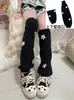 Meias JK, Meias 3/4, Meias de Caveira, Meias Largas, Estilo Y2K Assimétrico, Meias Largas Tendência Únicas, Meias Estilo Japonês para Mulheres
