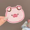 Parche de Flequillo de Gatito Negro Lindo Herramienta Mágica para Ordenar el Cabello para Mujeres, Elegante Pinza para el Cabello Sin Marcas de Gato Kt con Cinta Mágica