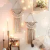 Tapiz de Borla Hecho a Mano Estilo Ins Transfronterizo de Moda Tapiz de Pared Ambiental para Casa de Huéspedes Sala de Estar Decoración de Pared Pie Colgante