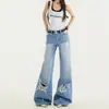 Jeans Rasgados Retro para Mujer 2026 Nuevo Primavera Lavado Sueltos Caídos Estilo Callejero Personalidad Pantalones Largos hasta el Suelo