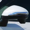 Adecuado para moldura de espejo retrovisor exterior de Honda Vezel 2022, tira brillante decorativa para espejo retrovisor de HRV
