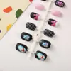 Uñas Vestibles para Niñas Piezas de Uñas de Animales Lindos Uñas Postizas Arte de Uñas Estilo Ovalado Casual Lindas Niñas
