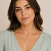 Joyería de comercio exterior europea y americana, accesorios versátiles de moda sencilla y exquisita para niñas y mujeres, colgante de perla de doble capa, artículo de cadena de clavícula