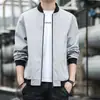 Venda Direta de Fábrica Jaqueta Mais Vendida Outono e Inverno Masculina Primavera Gola Alta Casaco Masculino Simples Estampa Personalizada com Logo