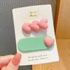 2025 Novo Grampo de Cabelo Estrela de Dopamina para Mulheres Franja Lateral Pequeno Grampo Acessório de Cabeça Doce Verão Amarelo Grampo de Cabelo