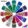 Lentejuelas camaleónicas de Amazon, 12 colores variados, esmalte de uñas en gel, juego de lentejuelas para decoración de uñas, joyería para decoración de uñas, pegatinas de diamantes para uñas