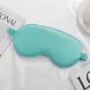 Máscara de Ojos de Seda Artificial de Doble Cara de Gama Alta, Seda de Morera, Bloqueo de Luz, Logo para Dormir, Esencial para Viajes al Aire Libre, Protección Ocular, Venta al por Mayor