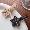 Pinza para el Cabello de Acetato Versátil Estilo Coreano Estrella de Cinco Puntas con Pedrería Pinza Lateral Pinza para la Parte Posterior de la Cabeza Accesorio para el Cabello para Mujeres con un Toque de Alta Gama