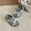 XSHX Encaje Vintage|Zapatos Deportivos Funcionales para Niñas 26 Otoño Nuevo Malla Transpirable Estilo Coreano Perla de Milenio Mariposa