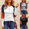 2025 Nuevo para Mujer Aliexpress Amazon Wish Otoño e Invierno Europeo y Americano Estampado Calle de Moda Delgado Encaje Cuello Redondo