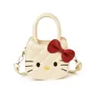Linda Mini Bolsa Transfronteriza Bordada para Mujer, Elegante y Versátil Lazo, Bolso de Monedas Cruzado de Mano de Moda de Nicho para Niños