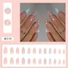 Unhas Coloridas Azul Fosco Rosa Contrastantes Longa Duração Para Uso Diário No Trabalho Venda por Atacado