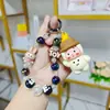 Corrente de Contas de Dopamina Transfronteiriça Chaveiro de Personagem Estrela de Desenho Animado Pingente de Boneca Corrente de Telefone Contas Fofo Charme para Bolsa