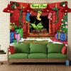 Tapeçaria festiva de Natal pôster de decoração de Natal banner de decoração de festa de Feliz Natal tecido de fundo