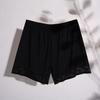 Calça de Segurança de Seda Gelada para Mulheres no Verão, Anti-Exposição, Pode Ser Usada Fora, Fina, Respirável, Renda de Tamanho Grande, Solta, Efeito Emagrecedor, Leggings para Casa
