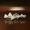 Acessório de Cabelo Flor de Pérola Imitação Clip de Pressionar Simples Coreano Clip para Celebridade da Internet Acessório de Cabelo com Strass Perfume de Tulipa Xiaohongshu