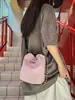 Bolso Cruzado Transfronterizo Estilo Nuevo Estilo Hong Kong con Cordón Diseño a Cuadros, Bolso Ligero, Bolso de Teléfono de Verano Dopamina Colorido