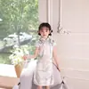Vestido Qipao de Estilo Chino Tradicional para Niñas, Modelo Nuevo de Verano 2026 para Niños, Qipao Traje Tang Estilo Chino, Vestido Qipao Mejorado