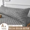 Funda de almohada larga acolchada anti-saliva anti-aceite para el cabello doble funda de almohada pareja tira larga funda de almohada integrada resistente a la suciedad especial para núcleo de almohada