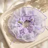 Elásticos de Cabelo Frescos e Doces, Elásticos de Cabelo Coreanos Florais de Renda Estilo Preguiçoso, Fornecimento de Loja de Acessórios, Direto da Fábrica