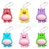 Chaveiro Pingente de Tpr Cartoon Engraçado Squishy Animal de Borracha Macia Acrílica Pequeno Presente Transfronteiriço