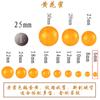 Pulseira de contas soltas de cera de abelha, âmbar amarelo-frango, contas redondas, com fio de contas, contas tipo barril, estrela única, lua, Bodhi, acessórios
