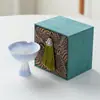 Taza Maestra de Cerámica con Gradiente de Gama Alta para Beber Té, Nueva Taza de Degustación con Esmalte de Cristal Estilo Chino, Juego de Té Kung Fu de Gama Alta