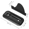 Timón de Cola para Kayak Inflable Transfronterizo Tabla de Remo Timón Grande de 4 Pulgadas Tipo Snap-On Timón Divisor de Agua Aleta de Equilibrio Aleta de Cola para Tabla de Aguas Poco Profundas