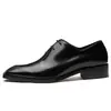 Sapatos Oxford Masculinos, Tendência Outono 2026, Sapatos Formais de Negócios de Alta Qualidade, Sapatos Masculinos de Couro Envernizado com Bico Quadrado Pequeno