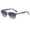S31905 Nuevas gafas de sol de metal anti-UV para mujer, gafas de sol cuadradas, gafas de sol modernas y a la moda.