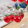 Nuevos Adornos de Manzana de Cristal Colorido Artesanías de Cristal Colorido Adornos Exquisitos Porche Muebles Creativos para el Hogar