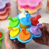 Molde de picolé de silicone molde de sorvete mini molde de picolé infantil caseiro caixa de suplemento alimentar para bebês com tampa