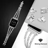 Para Apple Apple Watch Banda de Tres Diamantes iwatch654321 SE Dorado