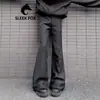 Pantalones de Traje Lisos Caídos Otoño 2026 para Hombre Estilo Retro Americano Modernos Simples Sin Planchar Tacto de Alta Gama Ligeramente Acampanados Largos