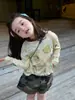 26 Nuevos Productos de Primavera: Conjunto de Dos Piezas para Niños: Camiseta Holgada Protectora del Sol de Manga Larga y Shorts Cargo Camuflados para Niñas Bebés