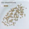 Rhinestones de Circonita Color Champán para Uñas, Mini Rhinestones Planos por Detrás, Decoraciones para Uñas, Rhinestones de Forma Irregular, Rhinestones Color Champán, Diamantes Mixtos para Uñas